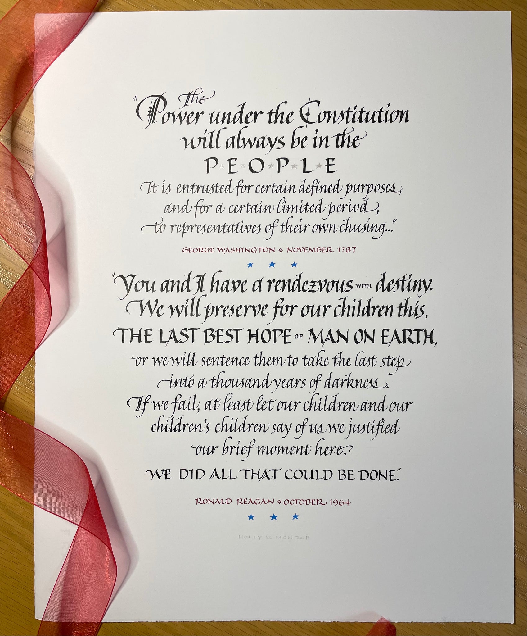 The Power Under the Constitution