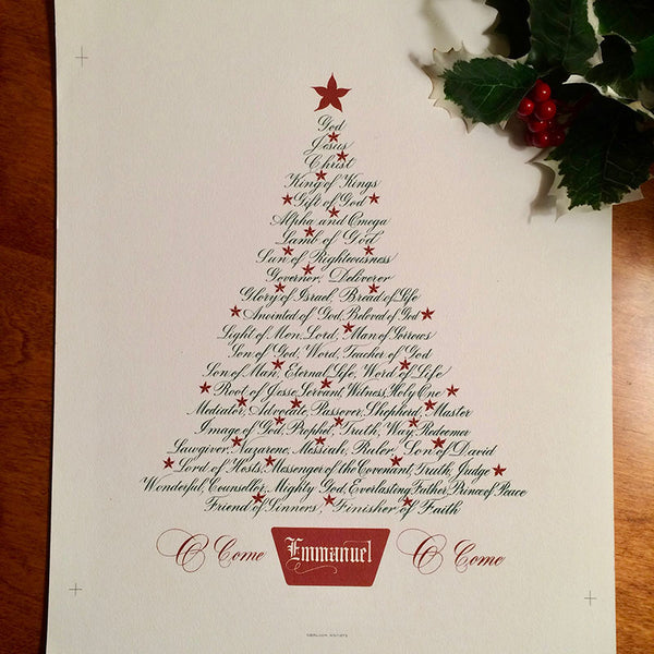 Christmas Tree - Names of Jesus