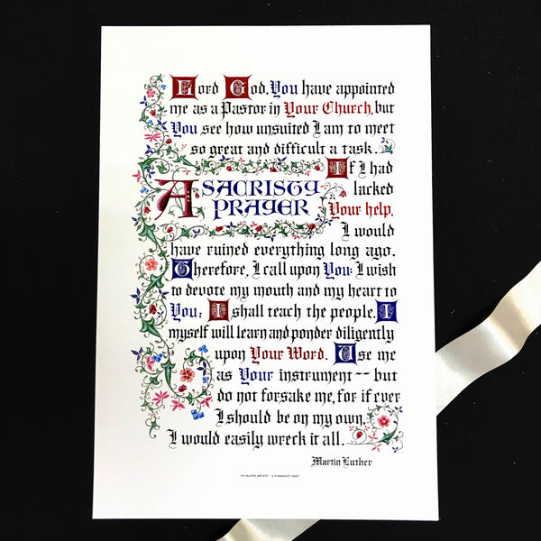 A Sacristy Prayer