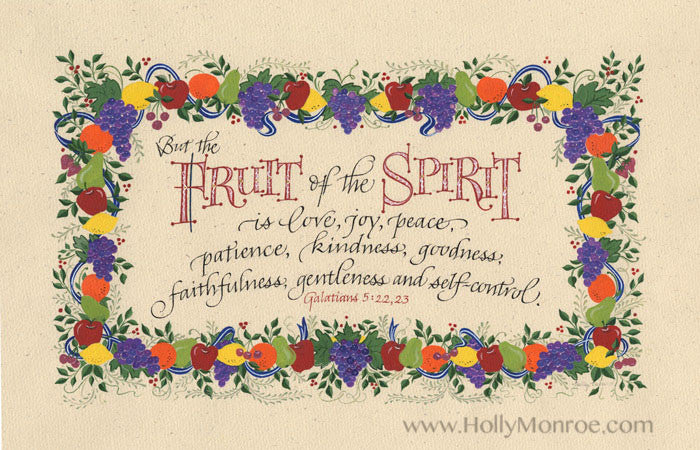 Fruit Of The Spirit | Holly Monroe Calligraphy – Heirloom Artists: Holly Monroe fruit-of-the-spirit-holly-monroe-calligraphy-heirloom-artists-holly-monroe